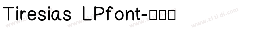 Tiresias LPfont字体转换